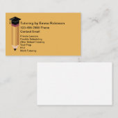 School Tutoring Educational Services Visitekaartje (Voorkant / Achterkant)