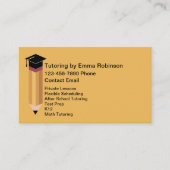 School Tutoring Educational Services Visitekaartje (Voorkant)