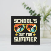 School uit voor de zomer (Staand voorkant)