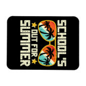 School uit voor de zomer magneet (Horizontaal)