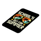 School uit voor de zomer magneet (Linkerzijde)