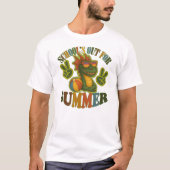 School uit voor de zomer t-shirt (Voorkant)