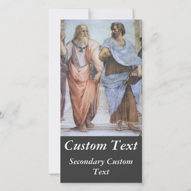 School van Athene (detail - Plato & Aristoteles) (Voorkant)