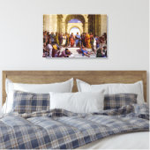 School van Athene door Raphael Canvas Kunstdruk Afdruk (Insitu (Slaapkamer))