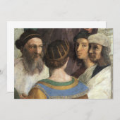 School van Athene door Raphael,  renaissance (Voorkant / Achterkant)