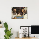 School van Athene door Raphael, renaissance Poster (Thuiskantoor)