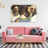 School van Athene door Raphael, Vintage Renaissanc Canvas Afdruk (Insitu (Woonkamer))