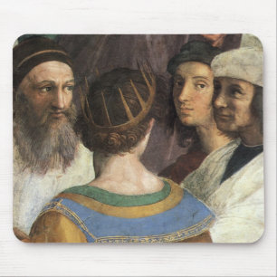School van Athene door Raphael, Vintage Renaissanc Muismat