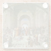 School van Athene van de Stanza della Glazen Onderzetter (Achterkant)
