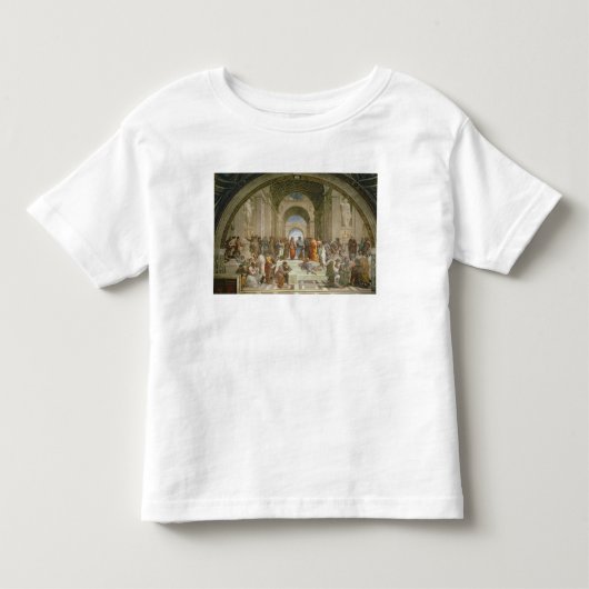 School van Athene van de Stanza della Kinder Shirts (Voorkant)