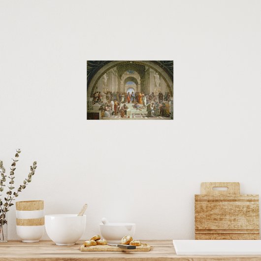 School van Athene van de Stanza della Poster (Keuken)