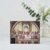 School van Athene van de Stanza della Segnatura Briefkaart (Staand voorkant)