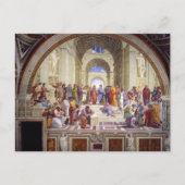 School van Athene van de Stanza della Segnatura Briefkaart (Voorkant)