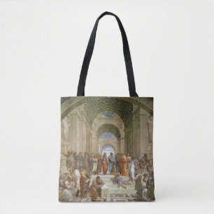 School van Athene van de Stanza della Tote Bag
