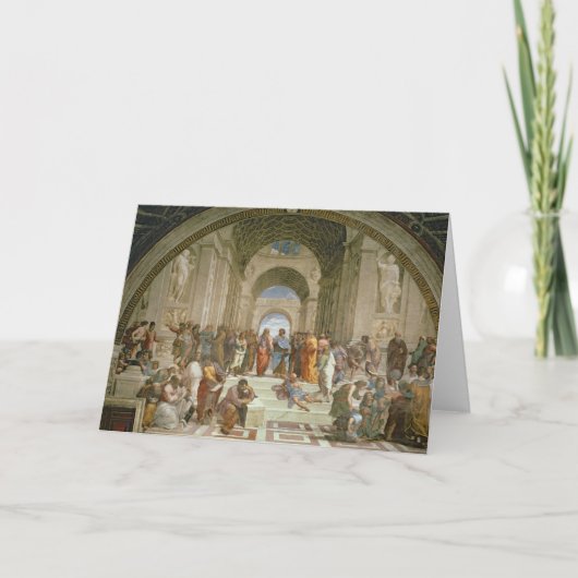 School van Athene, van della van de Stanza Kaart (Voorkant)