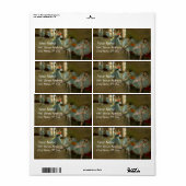 SCHOOL VAN DANS/BALLERINA BALLET DANCER IN BLAUW ETIKET (Full Sheet)