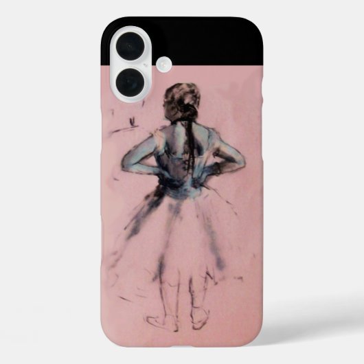 SCHOOL VAN DANS/BALLERINA BALLET DANCER MONOGRAM Case-Mate iPhone CASE (Achterkant)