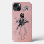 SCHOOL VAN DANS/BALLERINA BALLET DANCER MONOGRAM Case-Mate iPhone CASE (Achterkant)