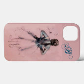 SCHOOL VAN DANS/BALLERINA BALLET DANCER MONOGRAM Case-Mate iPhone CASE (Achterkant (horizontaal))