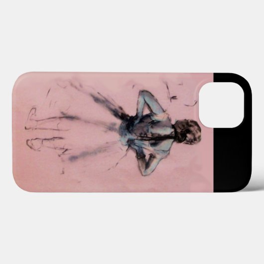 SCHOOL VAN DANS/BALLERINA BALLET DANCER MONOGRAM Case-Mate iPhone CASE (Achterkant (horizontaal))