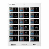 SCHOOL VAN DANS/BALLERINA BALLET DANCER MONOGRAM ETIKET (Full Sheet)