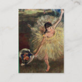 SCHOOL VAN DANS/BALLERINA BALLET DANCER VISITEKAARTJE (Achterkant)