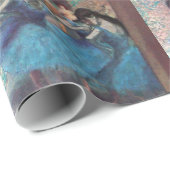 SCHOOL VAN DANS/BALLERINA BALLET DANCERS IN BLAUW CADEAUPAPIER (Rol Hoek)