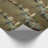 SCHOOL VAN DANS/BALLERINA BALLET DANCERS IN BLAUW CADEAUPAPIER (Hoek)