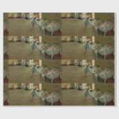 SCHOOL VAN DANS/BALLERINA BALLET DANCERS IN BLAUW CADEAUPAPIER (Vlak)