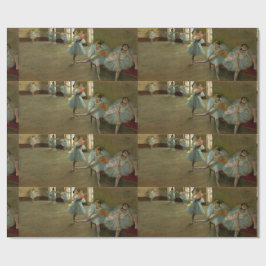 SCHOOL VAN DANS/BALLERINA BALLET DANCERS IN BLAUW CADEAUPAPIER