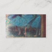 SCHOOL VAN DANS/BALLERINA BALLET DANCERS IN BLAUW VISITEKAARTJE (Achterkant)