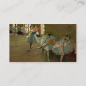 SCHOOL VAN DANS/BALLERINA BALLET DANCERS IN BLAUW VISITEKAARTJE (Achterkant)