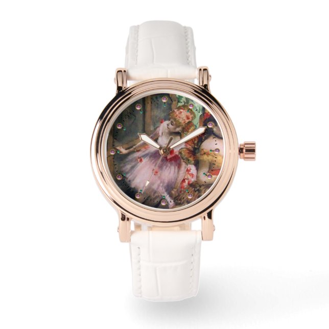 SCHOOL VAN DANS/BALLERINA BALLET DANCERS IN PINK HORLOGE (Voorkant)