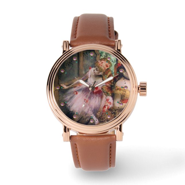 SCHOOL VAN DANS/BALLERINA BALLET DANCERS IN PINK HORLOGE (Voorkant)