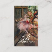 SCHOOL VAN DANS , BALLERINA BALLET DANCERS IN PINK VISITEKAARTJE (Achterkant)