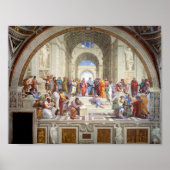 School van Raphael in Athene (1511) Poster (Voorkant)