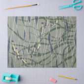 School van vissen in Kelp Tissuepapier (Craft)