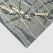 School van vissen in Kelp Tissuepapier (Detail)