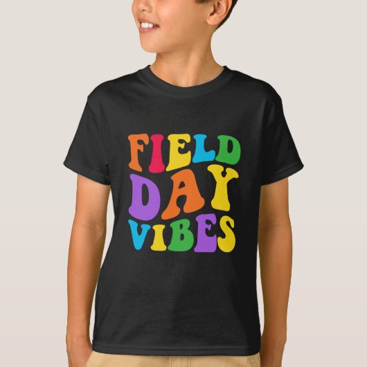 school veld dag, Leuke School Leraar Student Kinde T-shirt (Voorkant)