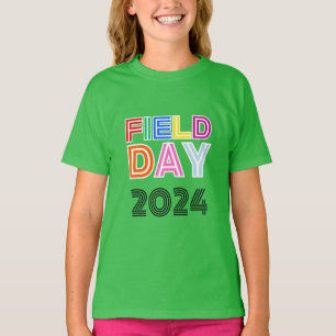 School veld dag student kleur Team Cheer Squad T-shirt