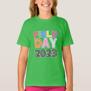 School veld dag student kleur Team Cheer Squad T-shirt