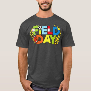 School Velddag Leraar 2022 Kinder Mannen Meisjesjo T-shirt