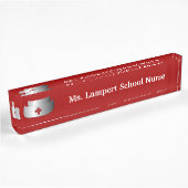 School-verpleegbureau Namepalte Naambordje