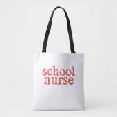 School-verpleegkundige canvas tas (Voorkant)