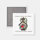 School Verpleegkundige Magneet (Voorkant / Achterkant)