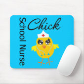School verpleegster Chick v1 Muismat (Met muis)