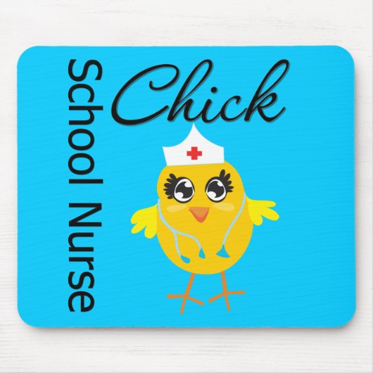 School verpleegster Chick v1 Muismat (Voorkant)