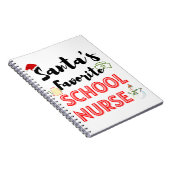 School Verpleegster Kerstmis Notitieboek (Rechterzijde)