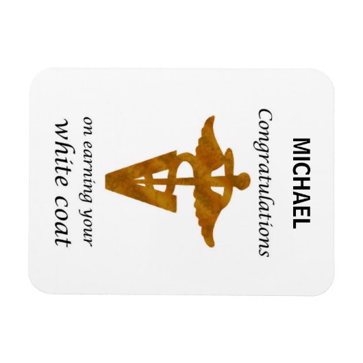 School Veterinary White Coat Ceremony Magneet (Horizontaal)