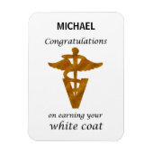 School Veterinary White Coat Ceremony Magneet (Verticaal)